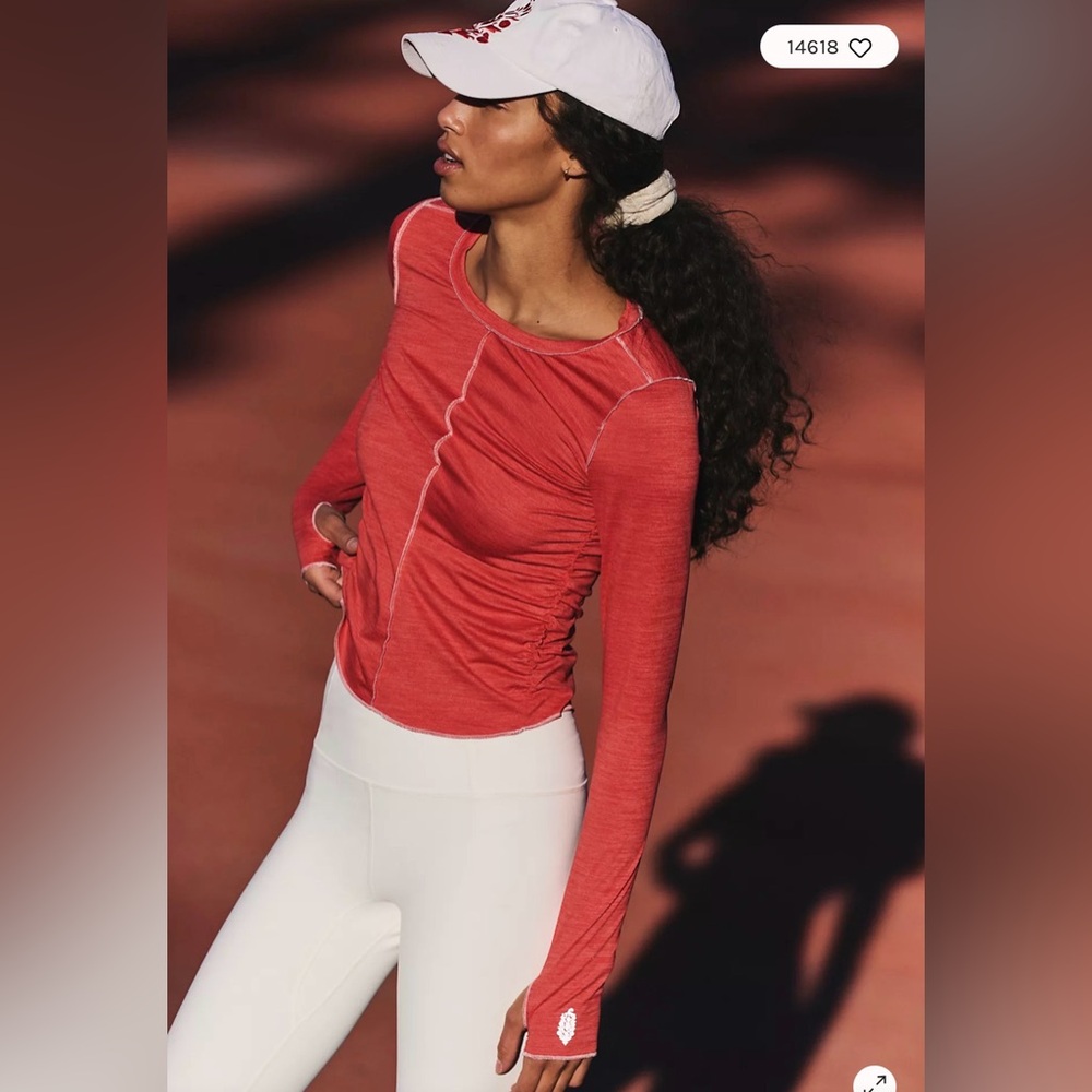 NWT ❤️FP Movement Right On Run Long Sleeve Layer